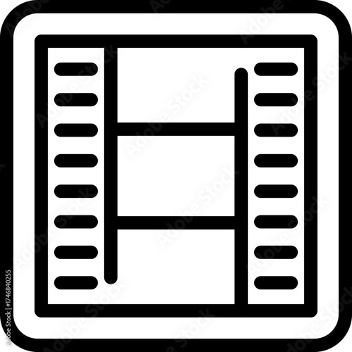 Cinema Set of Web Icons Movie and Film Icon Collection Containing Video Movie Theater 3D VR Popcorn Ticket Director Soundtrack and More