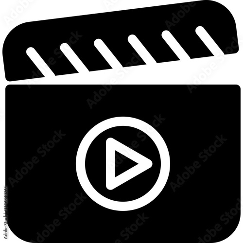 Cinema Set of Web Icons Movie and Film Icon Collection Containing Video Movie Theater 3D VR Popcorn Ticket Director Soundtrack and More