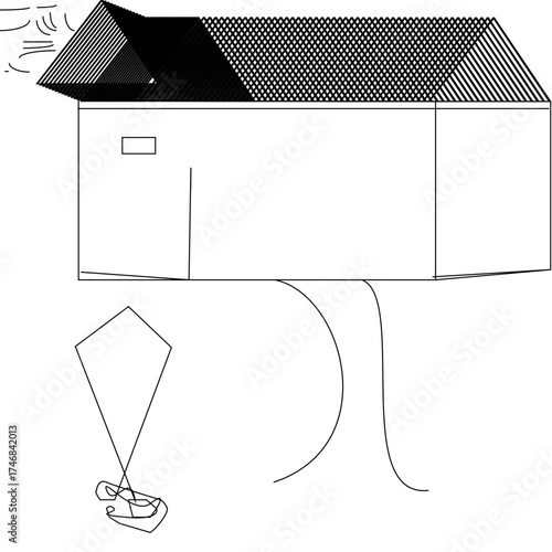 vector illustration of a house