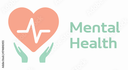 Heart rate, pulse, heartbeat, cardiogram, mental health. Health, medicine, medical, healthy, care, examination, blood pressure measurement, pulsometer. Set, icon, vector