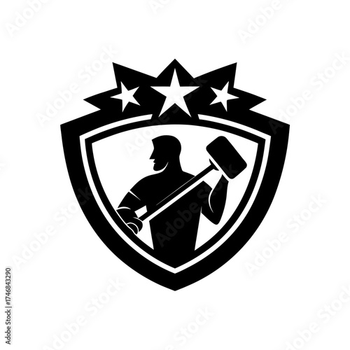  powerful cleaning action logo