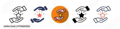 Loyalty multiple icon