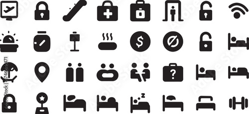 medical icons, healthcare symbol, doctor icon, hospital vector, medicine pack, health service, stethoscope symbol, patient care, medical cross, clinic icon