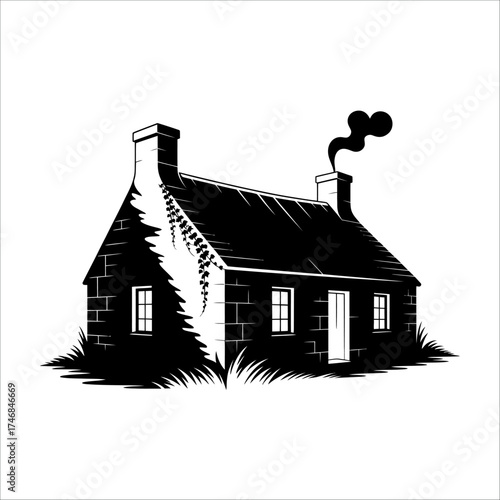 Modern and traditional house silhouette vector collection for architecture and design themes