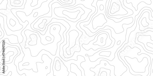 Abstract topographic map lines background. Vector seamless background, subtle pattern. topographic map background concept.