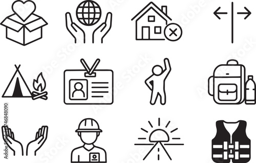  environment icon set, eco world icons, green protection symbols, earth care graphics, eco policy icons, save nature icons, climate protection illustrations, environmental design pack, green icon coll