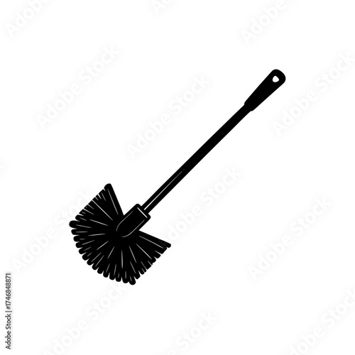 toilet brush illustration