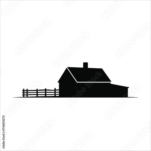 Modern and traditional house silhouette vector collection for architecture and design themes