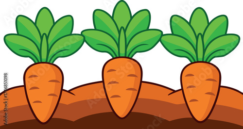 carrot plant illustration, vegetable cartoon art, cute farm carrot, carrot smiling cartoon, garden vegetable wallpaper, organic carrot art, farming vegetable drawing, carrot vector design, child carro