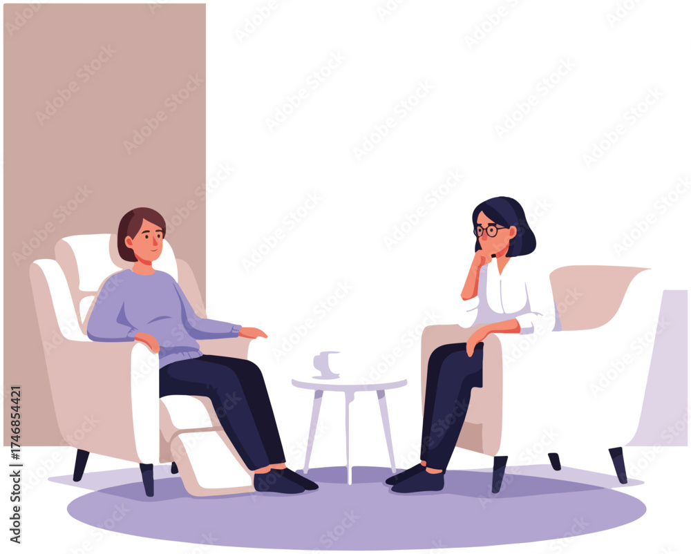 Fototapeta premium Professional Counseling Session for Mental Health Support