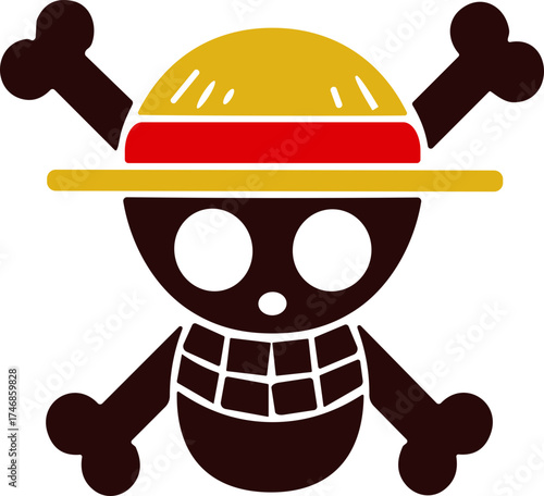 One Piece Flag SVG, One Piece Freedom svg, One Piece  SVG