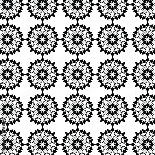 black and white seamless pattern