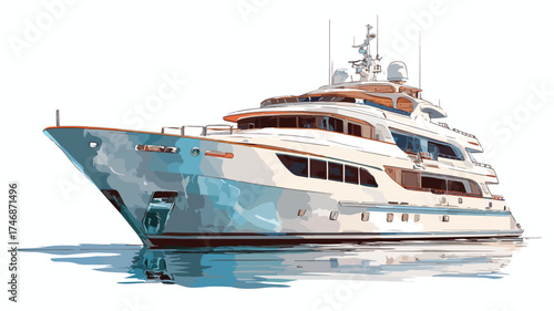 Luxury Passenger Sea Cruise Vacation on Boat Ship Water Journey