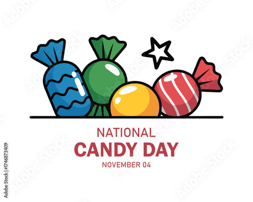 National candy day flyer design good for national candy day celebration.