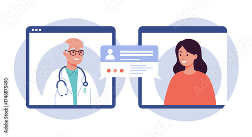 Convenient telehealth doctor consultation making healthcare accessible, connect with your doctor online with ease and feel supported during your virtual visit
