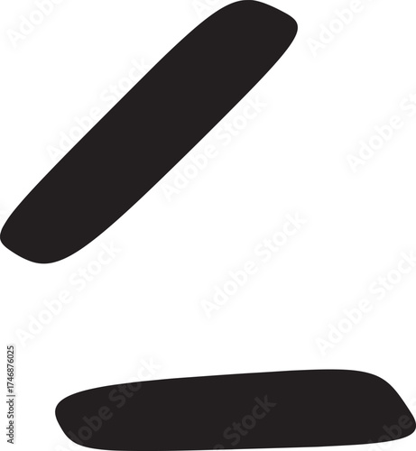 Adobe Illustrator Artwork of 2 lines