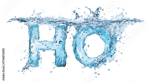 Fresh Water Splash Design Vector with Clean and Pure Aqua
