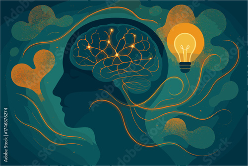 Creative Mind and Inspiration Concept