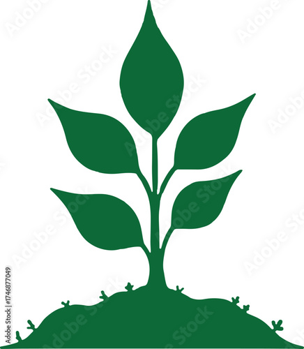 green leaf vector illustration