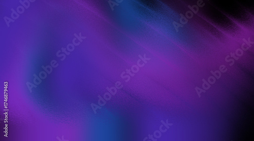Dark Ombre Purple Blue Texture Background Gradient with Grain Effect Design