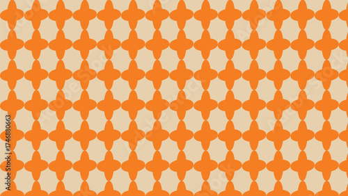Abstract orange pattern design