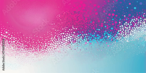 Bright blue and purple abstract vector background with a shiny bokeh pattern for a winter holiday celebration illustration design