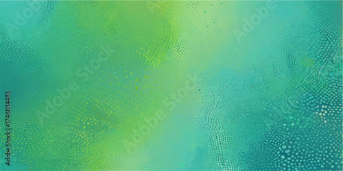 Vintage abstract watercolor grunge texture paper pattern with aged blue and green paint backdrop design