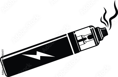 Vape pen vector illustration electronic cigarette vaporizer