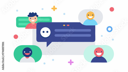 An online gaming chat interface filled with emoticons usernames and digital interactions illustrating the social aspect of esports.