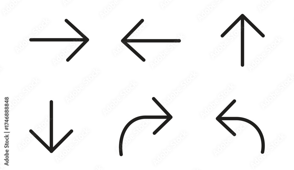 Adhesivo para pared Set arrow icon