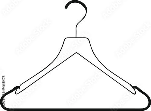 hanger isolated on white background