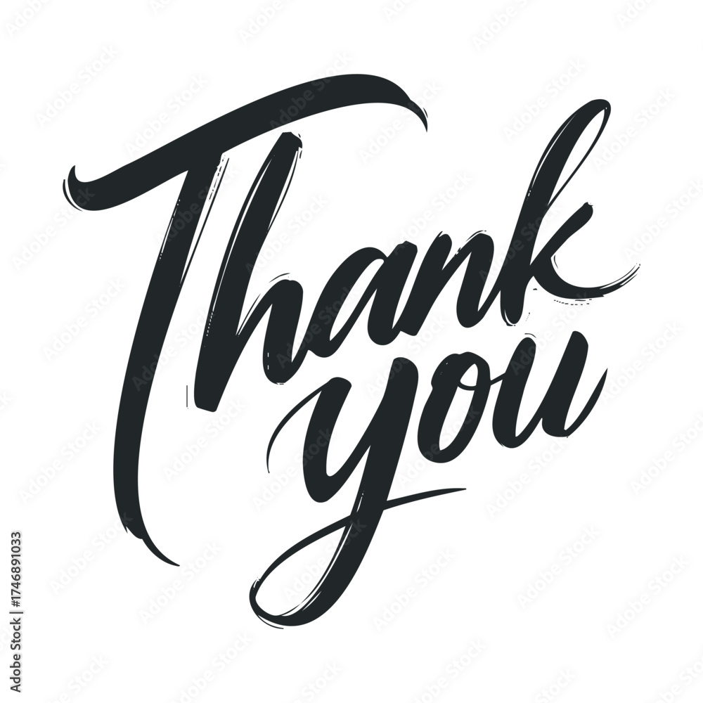 Obraz premium Gratitude message for heartfelt appreciation and note design. Vector hand drawn illustration