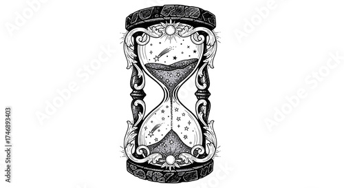 Celestial Hourglass: Time and Space in a Classic Design