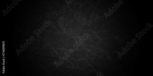 Black charcoal wall Stone concrete texture grungy backdrop background. dark grey black slate texture background. Black texture chalk board and black board.