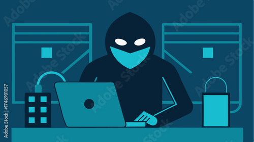 A hacker silhouette attempting to breach a computer system highlighting the constant threat of cyberattacks.