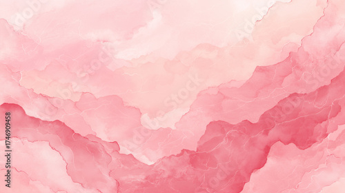 Abstract watercolor painting featuring shades of pink and white creating a soft dreamy atmosphere art