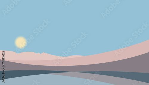 abstract art desert nature background
