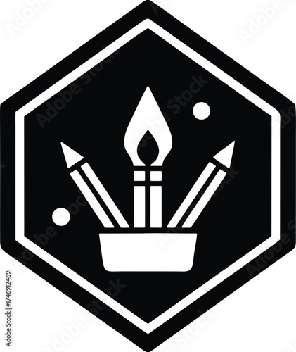 Art Class vector icon.