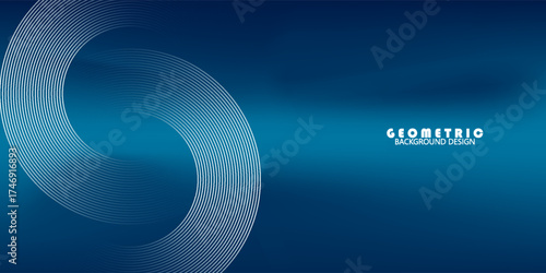 Abstract Technology Background Elegant Blue Wave Design. Modern treny design, illustration, eps10
