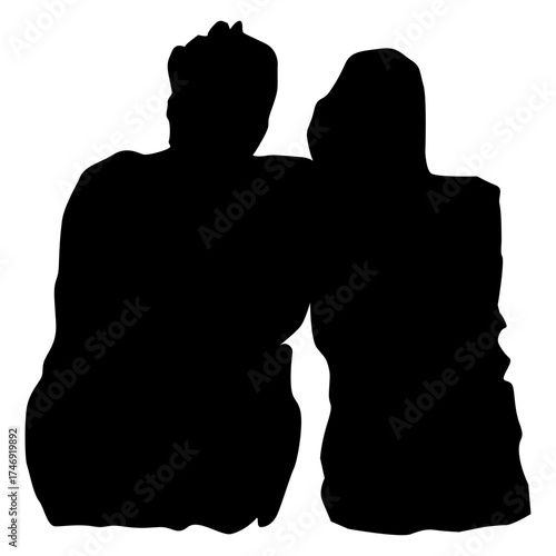 romantic sitting black_1