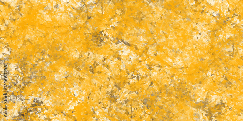 Abstract textured background with yellow and grey brush strokes, resembling a distressed grunge surface with a vibrant, energetic feel. Bright yellow abstract texture with a white background, featurin