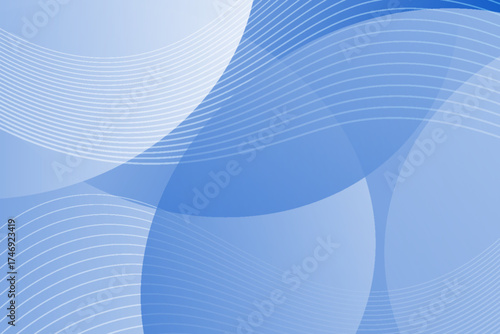 Abstract geometric white and blue color background. Technology modern design.
