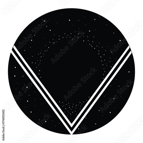 deep void symbol vector icon