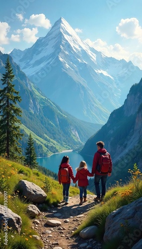 Family Mountain Adventure Creating Unforgettable Memories amidst Breathtaking Peaks