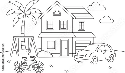 vector illustration of a car