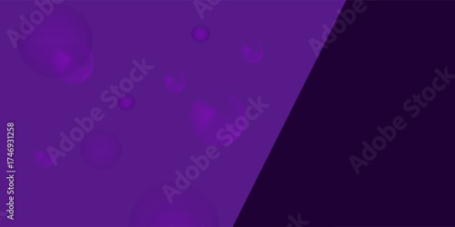 Purple gradient geometric shapes background. Vector illustration
