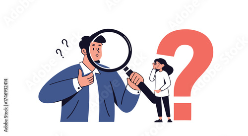 People searching for answers and solutions to complex problems.

