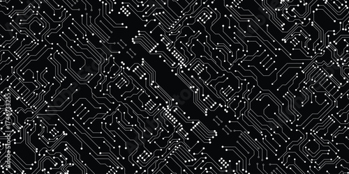 technology background with hi-tech digital data connection system and computer electronic design