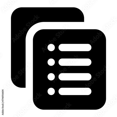 task lists icon for illustration