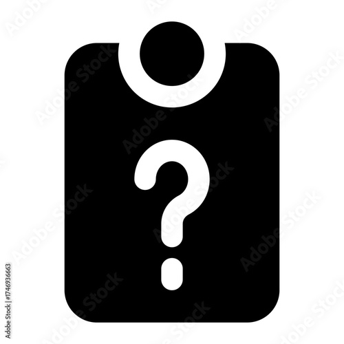 task question icon for illustration